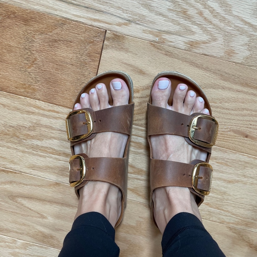 Arizona Big Buckle Slide Sandal size 7